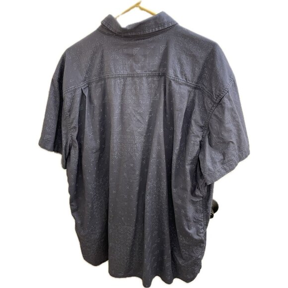 Carhartt Rugged Flex Shirt Mens Size Xxl Gray Button Up Relaxed Fit Bandana - Picture 2 of 8